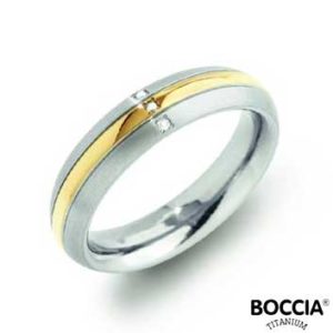 0131-04 Boccia Titanium Ring